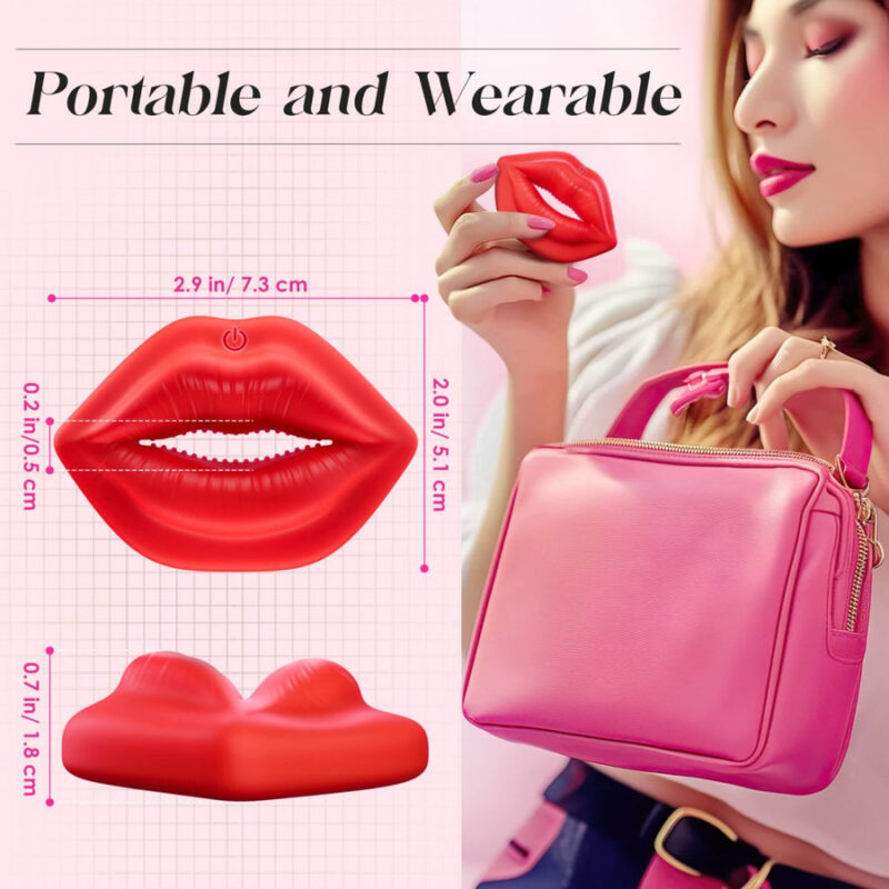 Nipple Clamps Lips Kiss Vibrator Sex Toy - Image 6