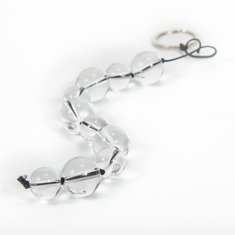 Crystal Glass Transparent Anal Plug Beads - Image 2