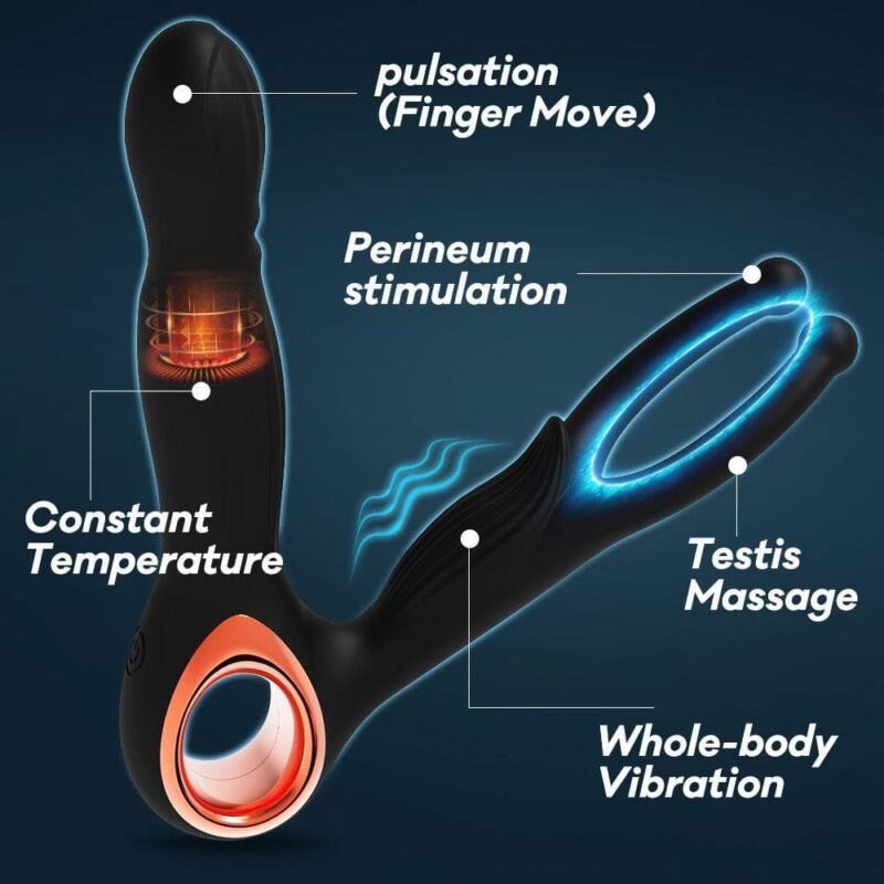 10 Stunning Vibration Patterns Male Prostate Massager - Image 3
